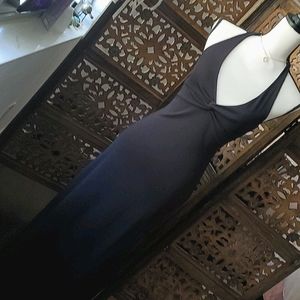 BCBG Black straight line Midi Dress